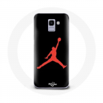 Coque - Air Jordan - Samsung Galaxy J6 2018 - Rouge - Souple - Protection punane