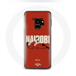&Uuml;mbris Samsung Galaxy S9 jaoks La casa de papel Rahavargus Nairobis
