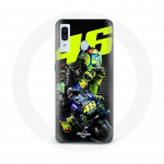 &Uuml;mbris Samsung Galaxy A20 Valentino Rossi motoGP 46 Speed ​​​​Driveri jaoks