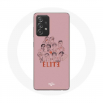 &Uuml;mbris Samsung Galaxy A52 Elite 5. hooaja plakatitegelaste Fanart logo jaoks