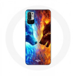 &Uuml;mbris Xiaomi Redmi Note 10T 5G Ice and Fire Wolfi jaoks