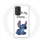Coque pour Samsung Galaxy A52 Lilo et Stitch mignon Fond blanc