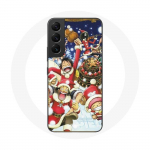 &Uuml;mbris Samsung Galaxy S22 One Piece Christmas Day Anime Manga jaoks