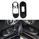 BMW Mini Cooper S 3DR F56 jaoks S&uuml;sinikkiust Auto Salongi Ukse Akna T&otilde;stukil&uuml;liti Nupupaneeli Raami Kaitsekate Liist 2 tk black