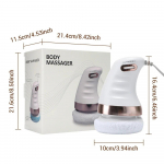 Body Slimming Massager k&auml;eshoitav vibreeriv elektriline salenemismasin reguleeritav rasva tselluliidi eemaldaja rasvap&otilde;letaja kehakuju hooldus EU Plug valge