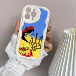 N53 Girl riigiembleem Disain Art Laineline telefoni&uuml;mbris iPhone 15 14 Pro Max jaoks Samsung S24 S23 Ultra A54 A34 Xiaomi Redmi Huawei Honor pehme tagakaas for iPhone 6