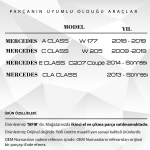 Katuseluugi remondikomplekt Mercedes W205,W177,C,CLA,A,E-klassile