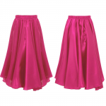 Laste t&uuml;drukute pikk t&auml;isringiline peotantsu seelik Flamenco Cha Cha Ladina Rumba Samba Maxi seelik Tantsur&otilde;ivad 7-8 Years kuum roosa v&auml;rv
