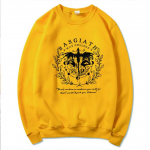 Basgiath War College'i mugavuse v&auml;rvilised kampsunid, neljanda tiiva s&auml;rk Fly v&otilde;i Die Tops, violetne Sorrenggaili kapuuts, raamatulik kingitus L must