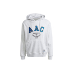 Adidas Originals kapuutsiga pusa vabaaja spordis&auml;rk kirjatr&uuml;kiga pikkade varrukatega meeste topp hall IM4577 M white
