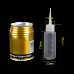 5 tk 40/100 ml plastikust l&auml;bipaistva otsaga aplikaatori pudeli pigistatav pudel, sobib k&auml;sit&ouml;&ouml;ks Kunstiliim Mitmeotstarbeline korduvt&auml;idetav t&uuml;hi 40ML 5PCS