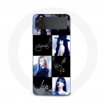 Coque Samsung Galaxy Z Flip3 blackpink signature photo