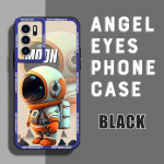 Telefonikott Pehmest Kummist TPU Mobiiltelefoni &Uuml;mbris T&auml;ielik Katvus Kaamera Kaitse Disain P&otilde;rutuskindel Kate OPPO Realme jaoks OPPO A15 must