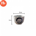 Jaapani keraamiline retro k&auml;sitsi maalitud teetass Majapidamises kasutatavad kivin&otilde;ud Vesikruus Kontor Restoran Joogin&otilde;ud