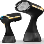 K&auml;siauruti riietele, Majapidamises kasutatav v&auml;ike kaasaskantav aurusprei, Tugev l&auml;bitungiv aur, Riiete kortsude eemaldamine must