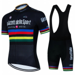 Tour Of Italy Meeste rattas&auml;rkide komplektid Jalgratta l&uuml;hikeste varrukatega rattariided Jalgratta Maillot Hingavad rattatrikkp&uuml;ksid S