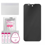 apgo Privacy Matte Hybrid protective glass compatible with Doogee S59 Pro, flexible nano glass, great replacement for tempered glass, scratch-resistan