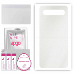 apgo Protective Skin Sticker for the back compatible with Meizu 17, Wrap Film, Foil, Vinyl - Pattern Matte Transparent