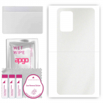 apgo Protective Skin Sticker for the back compatible with Realme V13 5G, Wrap Film, Foil, Vinyl - Pattern Matte Transparent