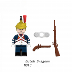 Napoleoni s&otilde;dade s&otilde;jav&auml;es&otilde;durid ehitusplokid II maailmas&otilde;ja minifiguurid Prantsuse Briti vutip&uuml;ssid relvad m&auml;nguasjad lastele