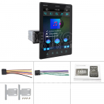 Reakosound 9,5-tolline 1-dine autoraadio Carplay Android Auto MP5-m&auml;ngija peegellink Bluetooth FM-i sisset&otilde;mmatav puuteekraaniga multimeediumipleier 9.5 inch MP5