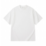 300G Raske Paksusega Xinjiang Puuvillast L&uuml;hikeste Varrukatega T-s&auml;rk Meeste Suvine Langetatud &Otilde;lajoonega Moem&auml;rgi &Uuml;hev&auml;rviline T-s&auml;rk Aluss&auml;rk Riided S