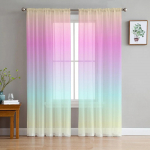 Magamistuba L&auml;bipaistvad kardinad Starlight Rainbow Spots Elutuba K&ouml;&ouml;k Aken Kardinad Aed Terrass R&otilde;du Magamistuba L&auml;bipaistvad kardinad 135W x 244H(cm)