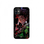 Coque maniacase pour Iphone 12 Demon Slayer Tanjiro Kamado &eacute;nerv&eacute; manga anime