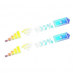 2 tk autoklaasist veekindlad kleebised pilkup&uuml;&uuml;dev isiksus ilus isekleepuv atraktiivne kaunistus signaaliga Wi-Fi 26cm mitmev&auml;rviline