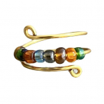 Naiste s&otilde;rmus p&ouml;&ouml;ratav reguleeritav avanemiskujundus Geomeetriline galvaniseerimine stressivastased kingitused v&auml;rvilised vikerkaarehelmed kuldne