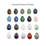 Looduslikust kivist ripats, tilgakujuline kristallist v&auml;&auml;riskivist amulett ehetele, meisterdades naistele meestetarbeid v&otilde;i kodukaunistusega k&auml;sit&ouml;&ouml;kingitusi 1Pc/25&times;18mm