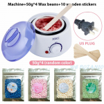 200CC Wax Heater soojem karvaeemaldusmasin k&auml;te ja jalgade keha SPA epilaatori jaoks parafiinvaha pott + vahaoad + puidupulgad