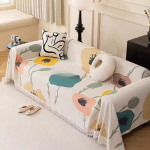 Nordic Style universaalne diivanitekk libisemisvastane katteriie T&auml;ielikult kaetud t&uuml;kid Katte diivanipadi liiv Four Seasons universaalne masinpestav 180*130cm