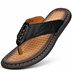 Uus saabunud suvine ehtsast nahast meeste pl&auml;tud libisemisvastased k&auml;sitsi valmistatud nahast sussid 38 helepruun v&auml;rv