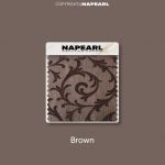 1 TK NAPEARL 50-60% pimendav pruun Euroopa žakaarkardinad poolpimendavad kardinad koos valtsiga elutoa magamistoa sisekujunduseks W132xL200cm+W132xL46cm pruun