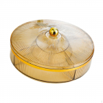 Dried Fruit Holder Tray Food Storage Container,Portable Easy to Carry Snack Tray,Appetizer transparent