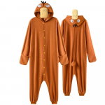 Lehm Kigurumi Umbreon Anime Onesies Naiste Meeste Kombinesoonid Naljakas &uuml;likond t&auml;iskasvanutele m&otilde;eldud talvise pidžaamafestivali komplekti loomade kost&uuml;&uuml;mid ja kost&uuml;&uuml;mid XL( fit 174-185cm)