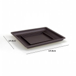 1 tk lillepott plastikust r&otilde;du ruutpotid lille-bonsai kauss lasteaia valamu Rectangle S tray