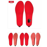 Nutikas soojendussisetald USB-laadimissisetald, mis hoiab talvel soojas soojendusega sisetald 41-46(EU plug) punane