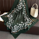 90 * 90 cm Uus Twill Silk Lihtne p&auml;ikesekaitse, soe suur kandiline sall Sall pear&auml;t naistele 90x90cm
