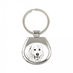 Pyrenean Mastiff, Mast&iacute;n del Pirineo - keychain with a dog, keychain with a print, personalized pendant from the Art-Dog brand