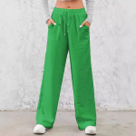 Naiste moep&uuml;ksid, &uuml;hev&auml;rvilised elastse v&ouml;&ouml;kohaga vabaaja p&uuml;ksid taskutega L beež