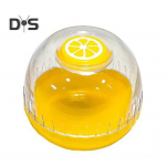 Avokaados&auml;&auml;stja hoidik toidu kr&otilde;bedaks s&auml;ilituskarp BPA-vaba l&auml;bipaistva kaanega, kergesti puhastatav korduvkasutatav puuviljahoidja hoiukonteiner kollane