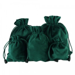 5 tk ruudukujuline kott, n&ouml;&ouml;riga sametest t&auml;ringukott kingituste ehete pakkimiseks ja kottideks lauam&auml;ngude hoidmiseks lilla