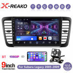 Android 12.0 autoraadio multimeedium Subaru Outback 3 Legacy 4 jaoks 2003 2004 2005&ndash;2009 autostereoraadio intelligentne GPS-navigatsioon 4 core 1GB+32GB carplay