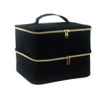 K&uuml;&uuml;nelakkide kandekott Suure mahutavusega kahekihiline disain T&otilde;mblukuga suletav k&uuml;&uuml;nekuivati ​​hoiukohver lilla