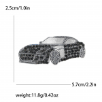 Retro isikup&auml;rastatud sulamist rhinestone autopross Creative Trend meeste ja naiste &uuml;likond kardigan korsaaž ehten&otilde;el