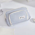 Aikanuo heledat v&auml;rvi pliiatsi&uuml;mbris, pliiatsikott, esitasku, kaheosaline riidest hoiukott