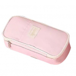 Suure mahutavusega pliiatsitaskuga, laiendatava p&otilde;hjaga, vastupidav Oxfordi materjalist pliiatsi hoiukott roosa