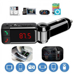 Komplekti saate Bluetooth Transmetteur FM Lecteur MP3 lisav&otilde;rgu toiteallikad Affichage LED kaasaskantav laadija topelt USB saatja FM